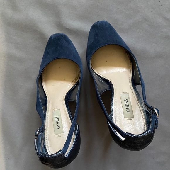 Guess Blue Platform Heel Size 6 - Picture 3 of 11